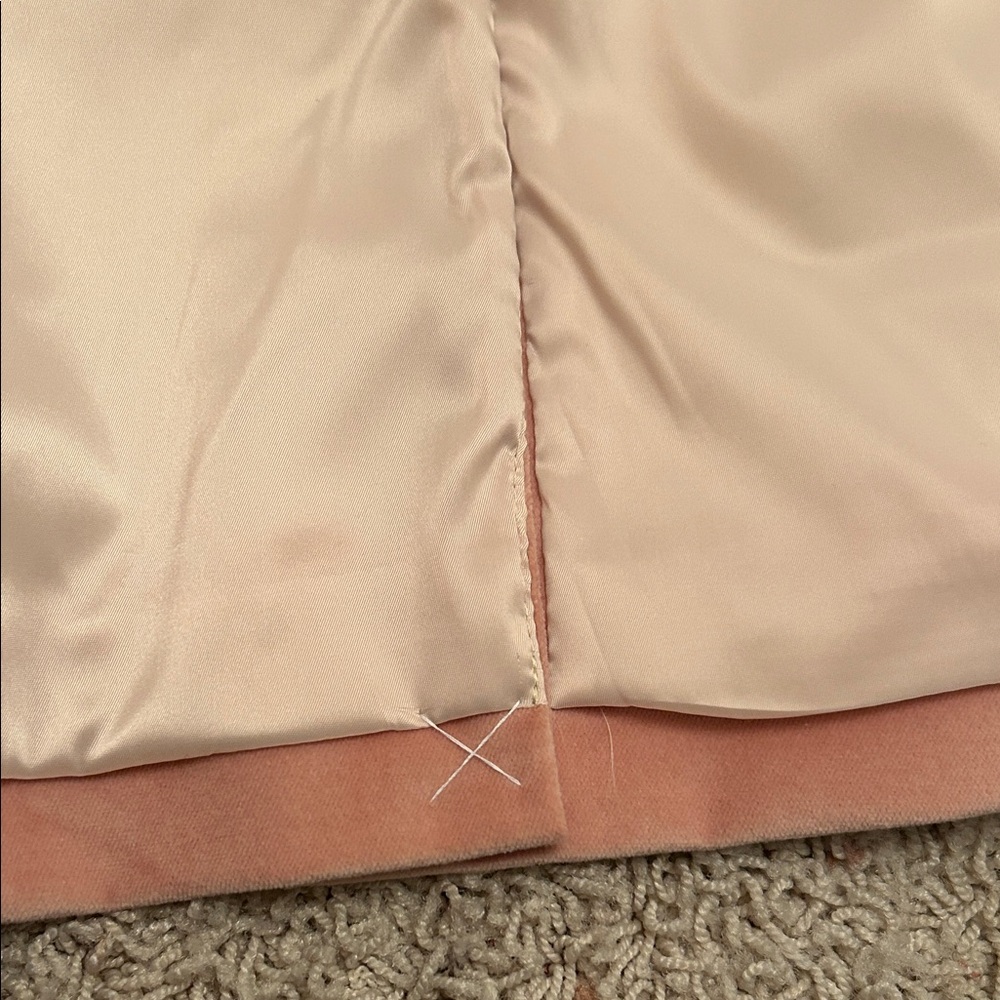 J. Crew⭐️NWT Peachy-Pink Velvet BLAZER Jacket One-Button Women’s Size 2P⭐️NEW! - Picture 11 of 16